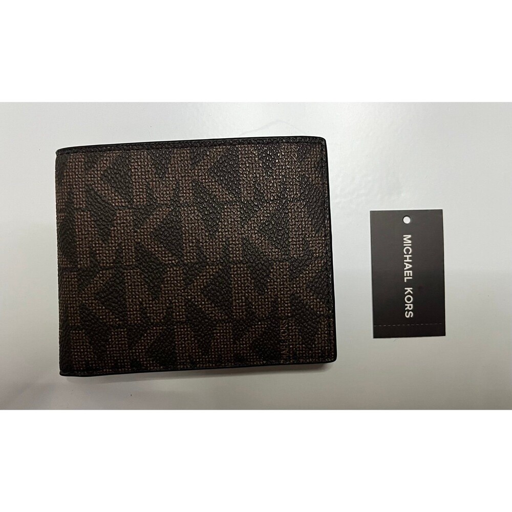 Michael Kors | Signature Monogram | Brown |Wallet/Card Holder | BNWT. | OS